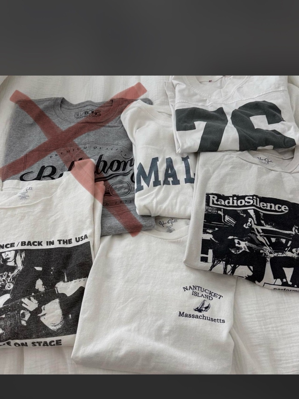 Oversized T shirt Bundle! Brandy-Edikted-Billagong